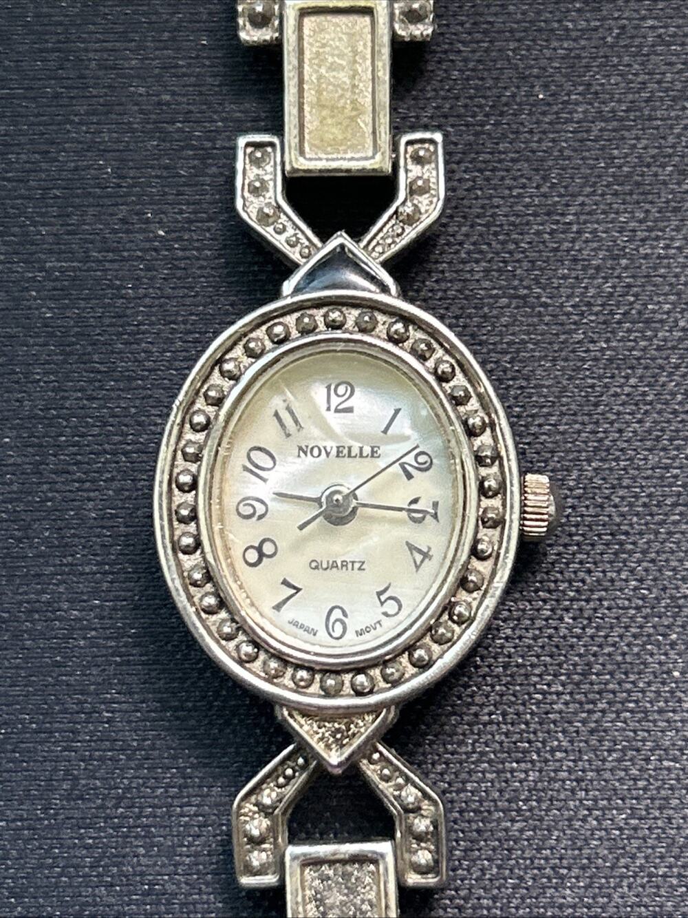 Novelle MOP Dial Silver Tone Women’s Quartz Watch